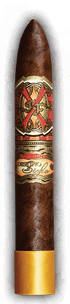 Arturo Fuente OpusX Oscuro Super Belicoso Cigar, Dominican origin with full strength and rich flavors, sun grown maduro wrapper.