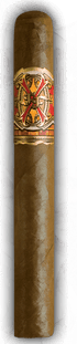 Arturo Fuente OpusX Perfecxion No. 2 cigar with Dominican Sun Grown Rosado wrapper and elegant band design.