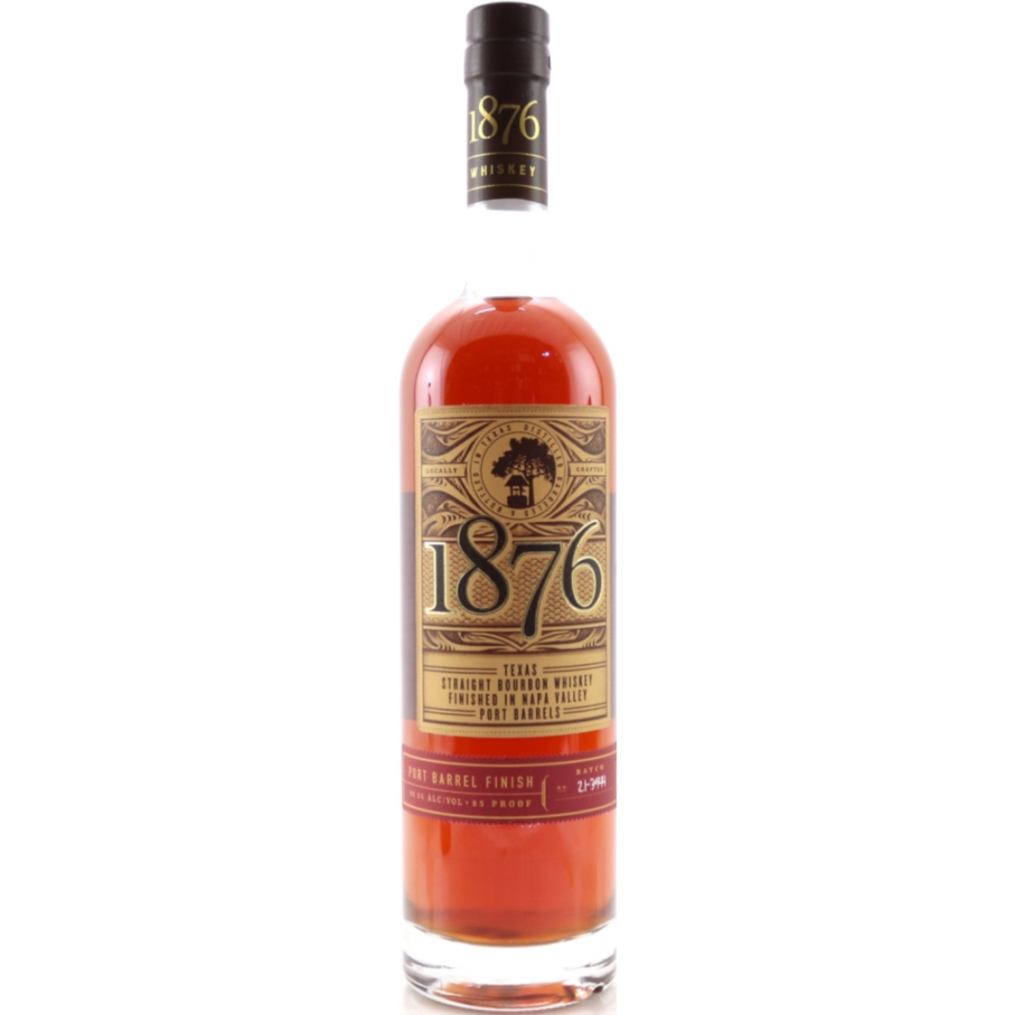 1876 Texas Straight Bourbon Port Cask Finish 750ml