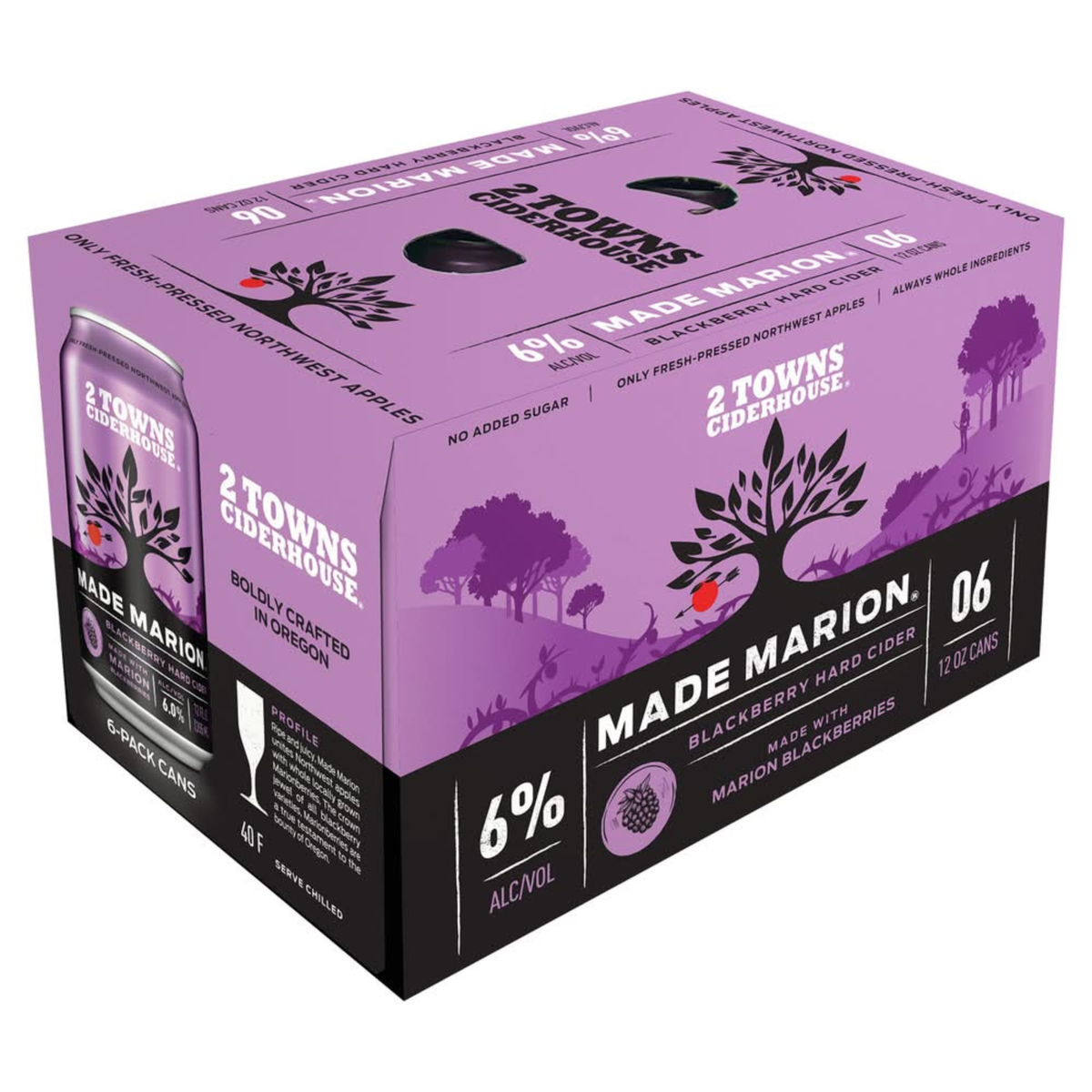 2 Towns Made Marion 6 Pack | 12oz Cans