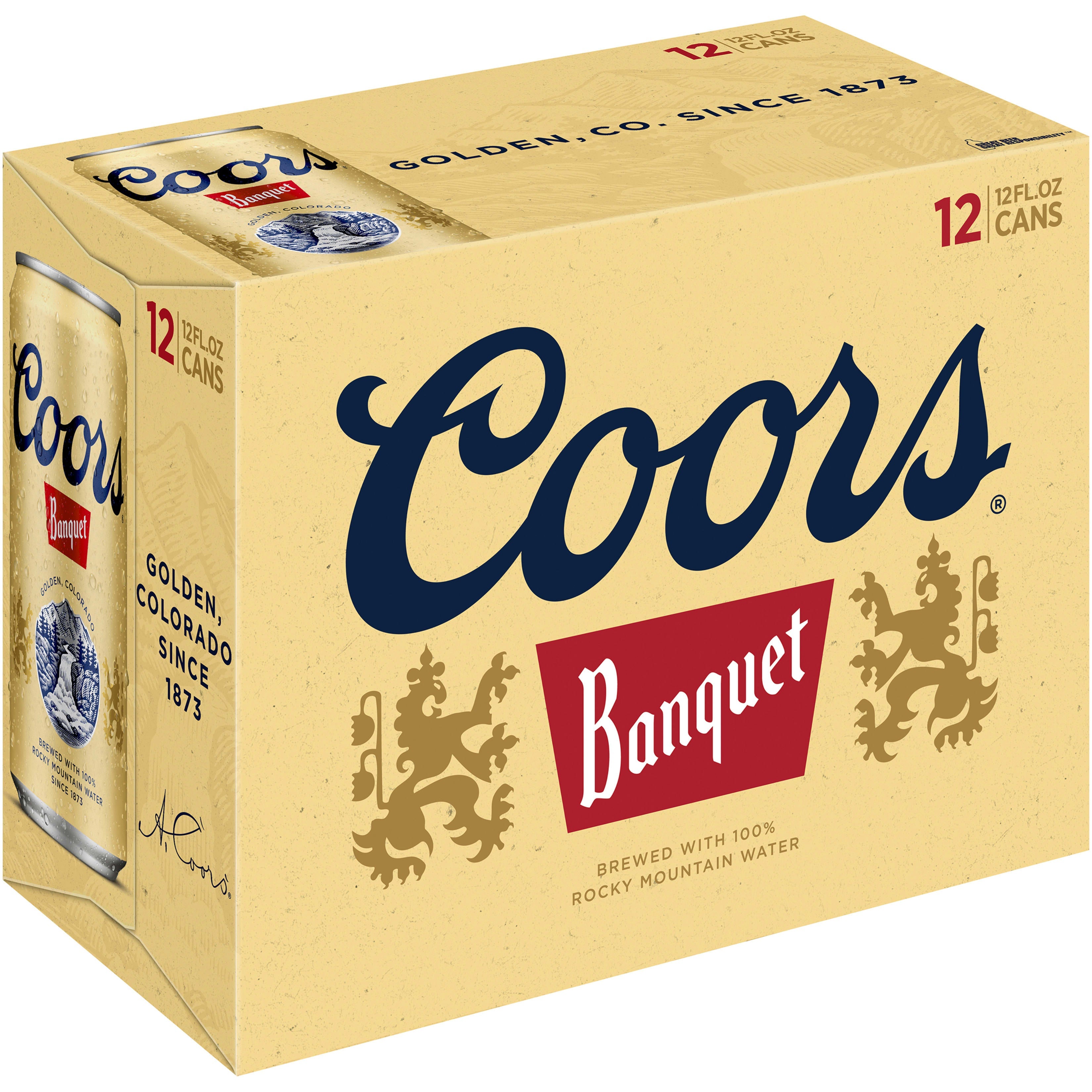 Coors Banquet 12 Pack | 12oz Cans