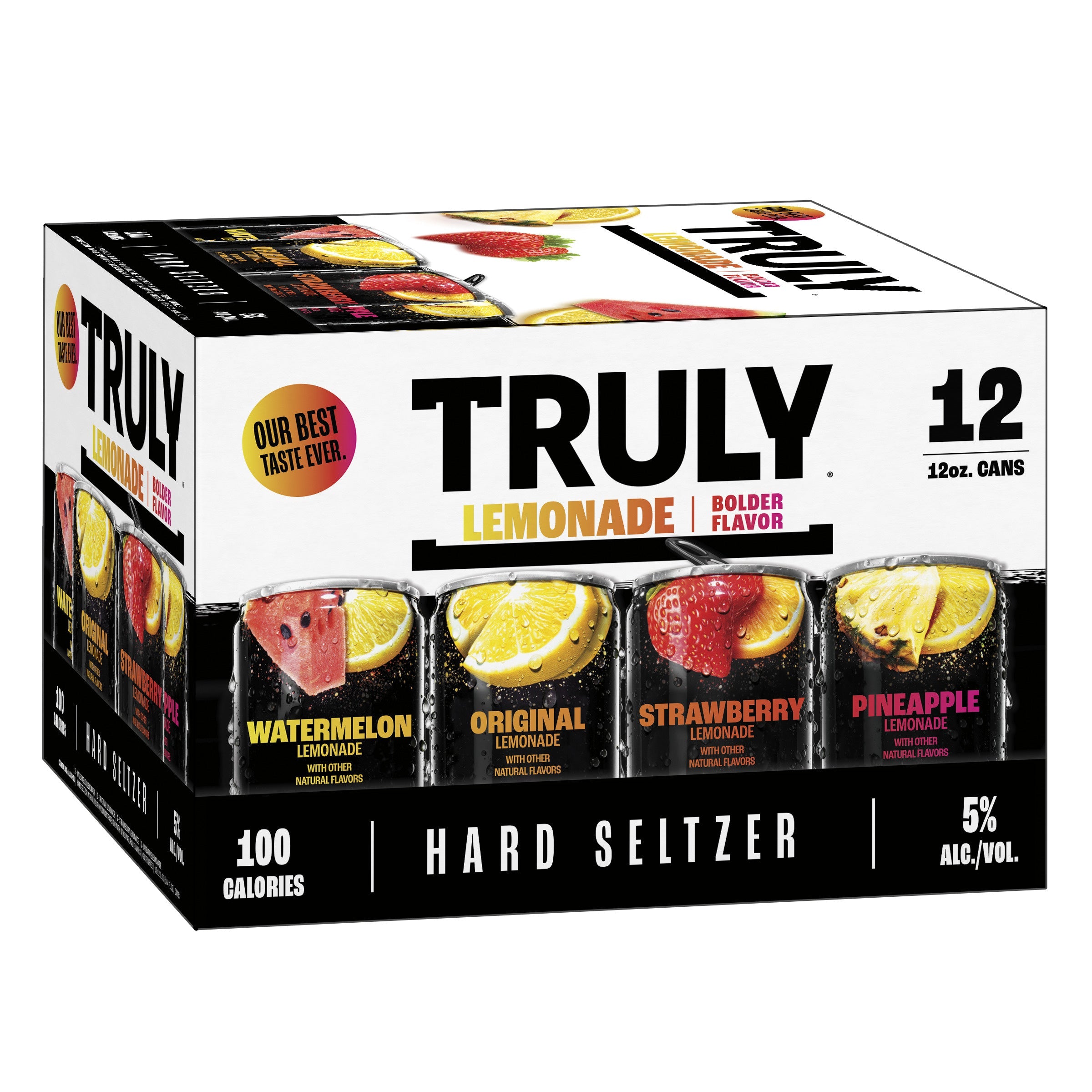 Truly Lemonade Seltzer Variety 12 Pack | 12oz Cans