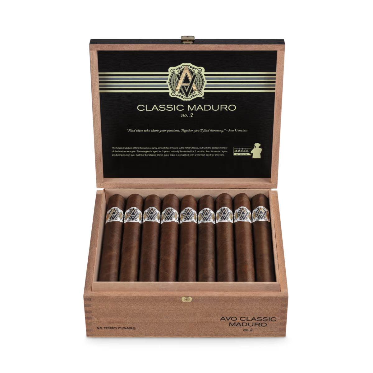 AVO Classic Maduro Toro No. 2 25ct Box