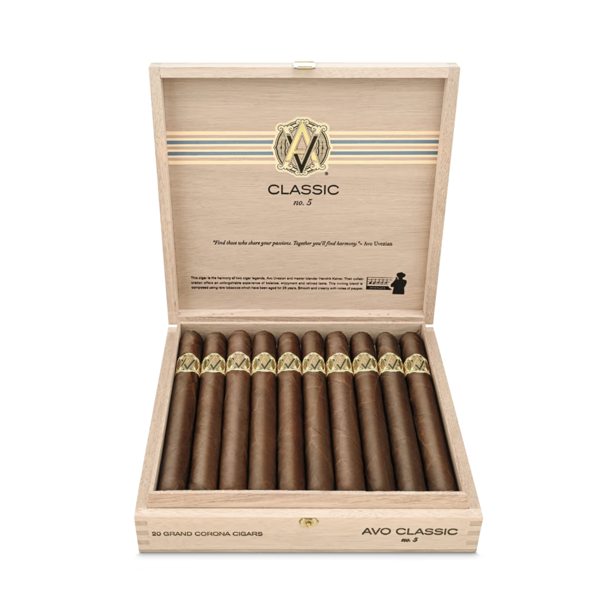 AVO Classic No.5 Grand Corona 20ct BOX
