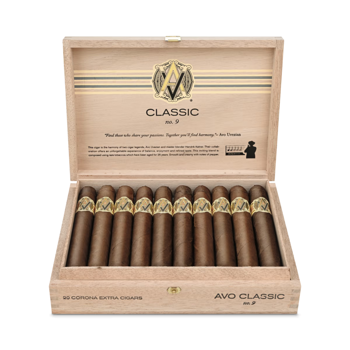 AVO Classic No.9 Corona Extra 20ct BOX