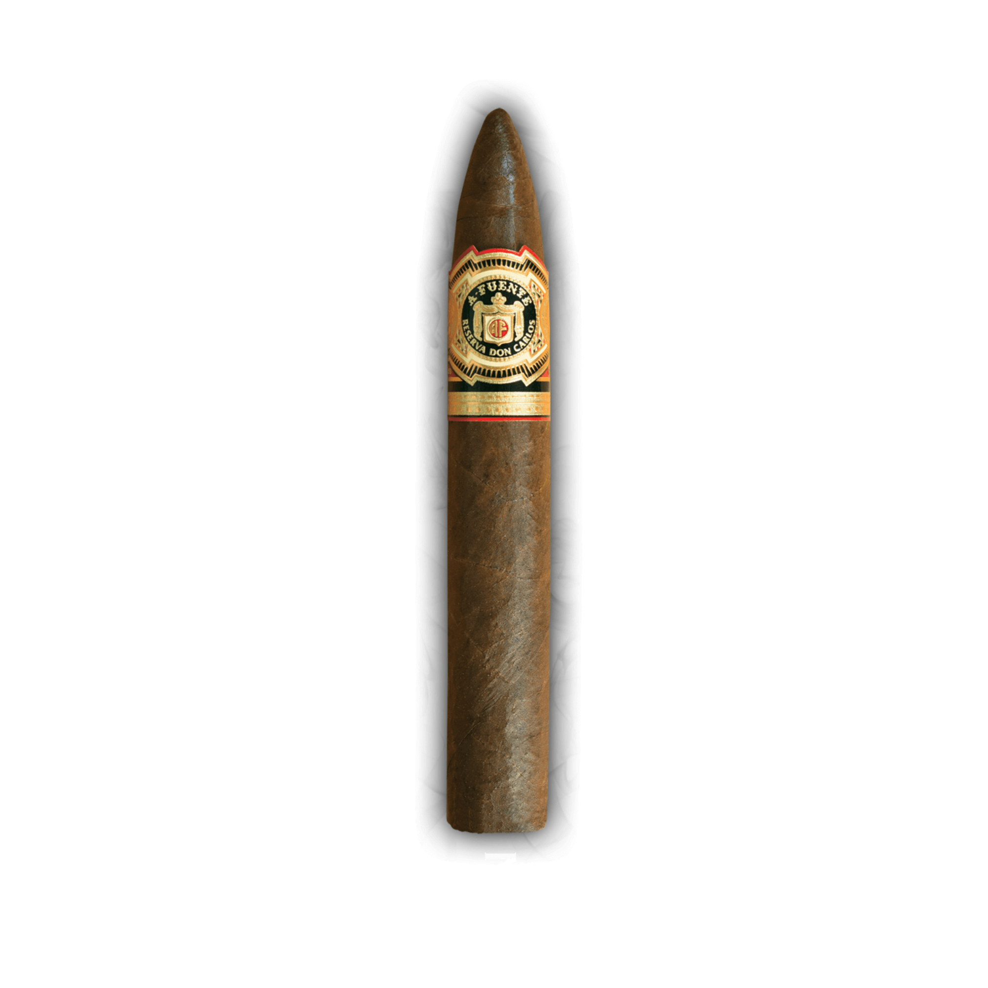 Arturo Fuente Don Carlos No. 2 cigar, Dominican origin, Cameroon wrapper, 6x55 Belicoso, medium to full strength with rich flavor