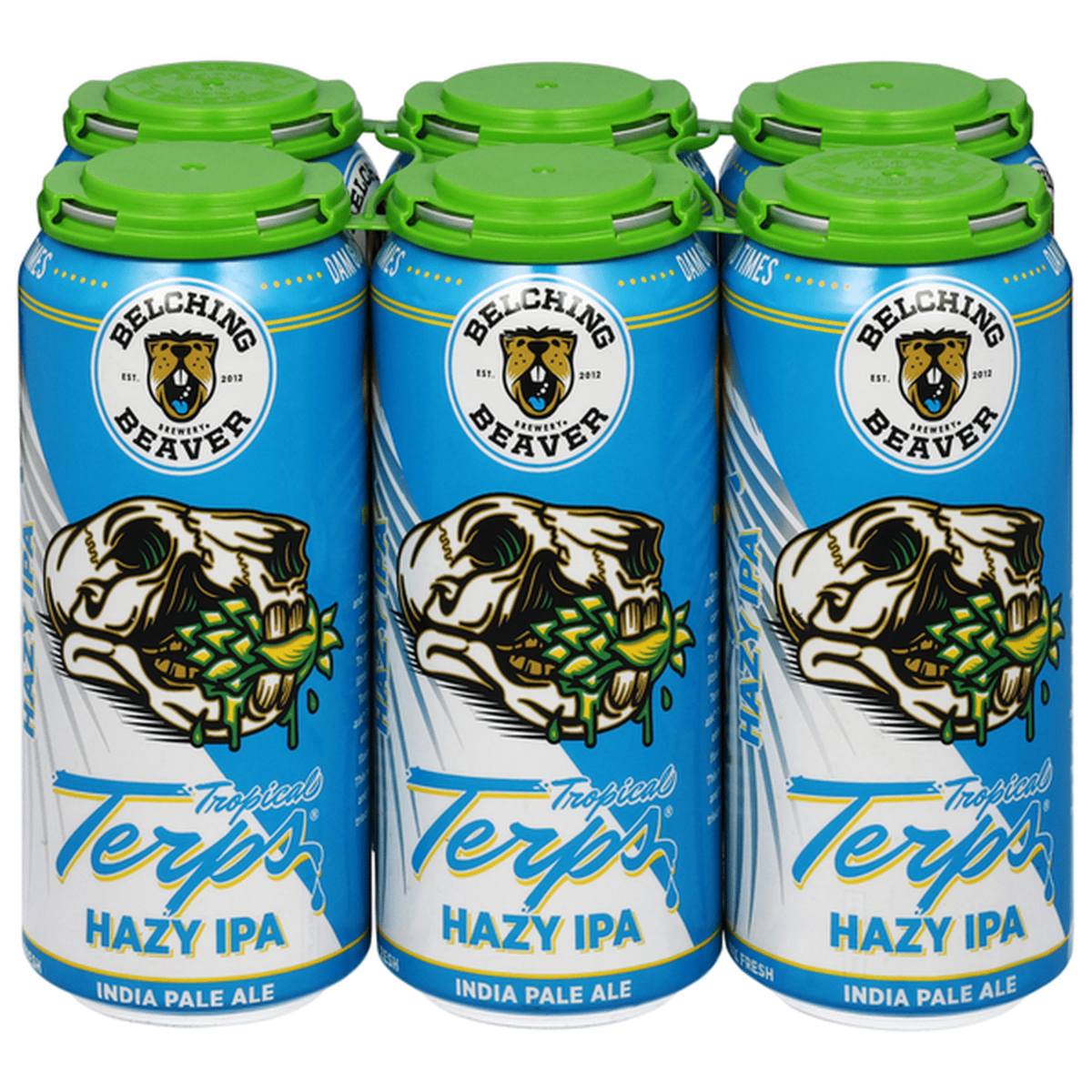 Belching Beaver Tropical Terps HIPA 6 Pack | 16oz Cans