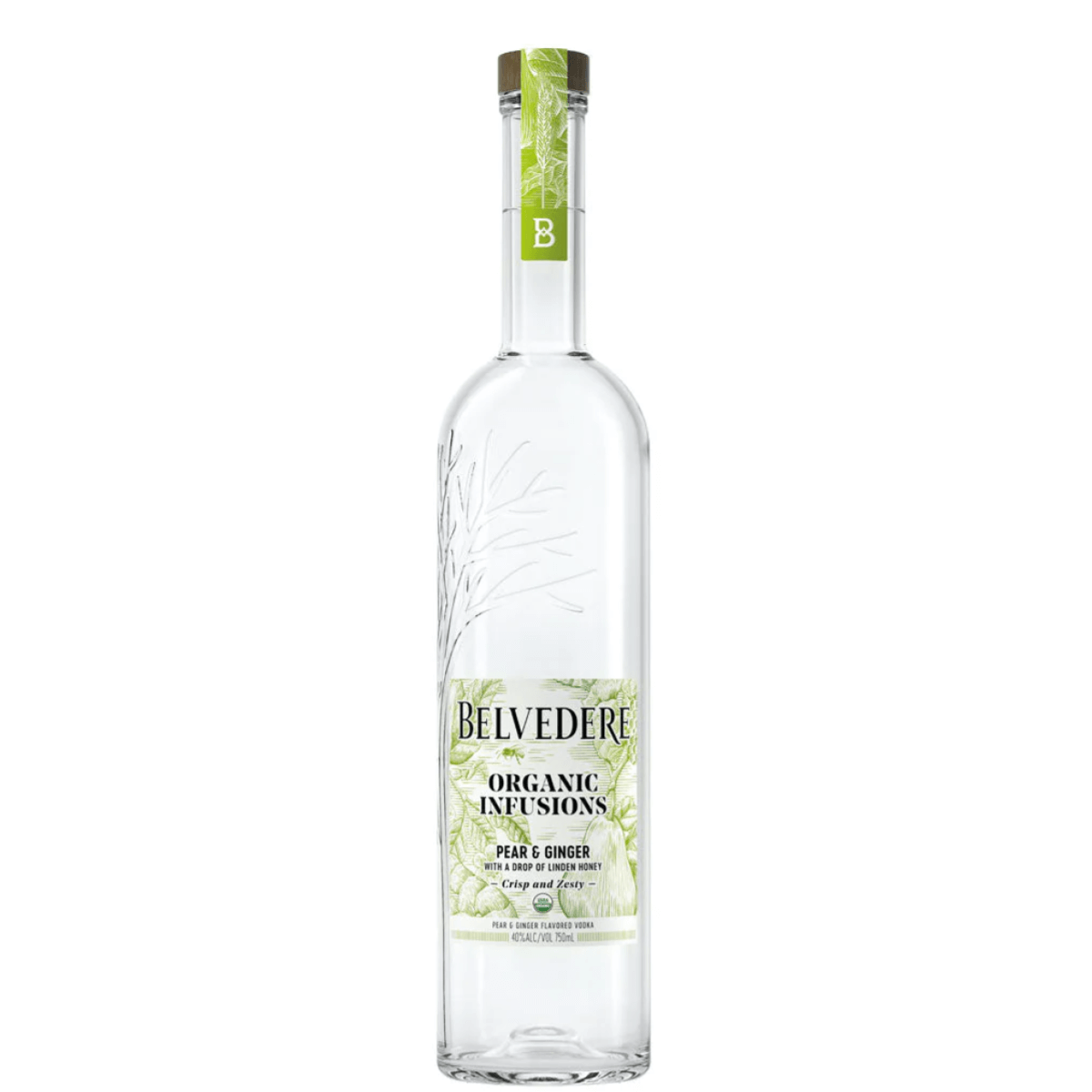 Belvedere Organic Infusions Vodka 750ml - Pear & Ginger