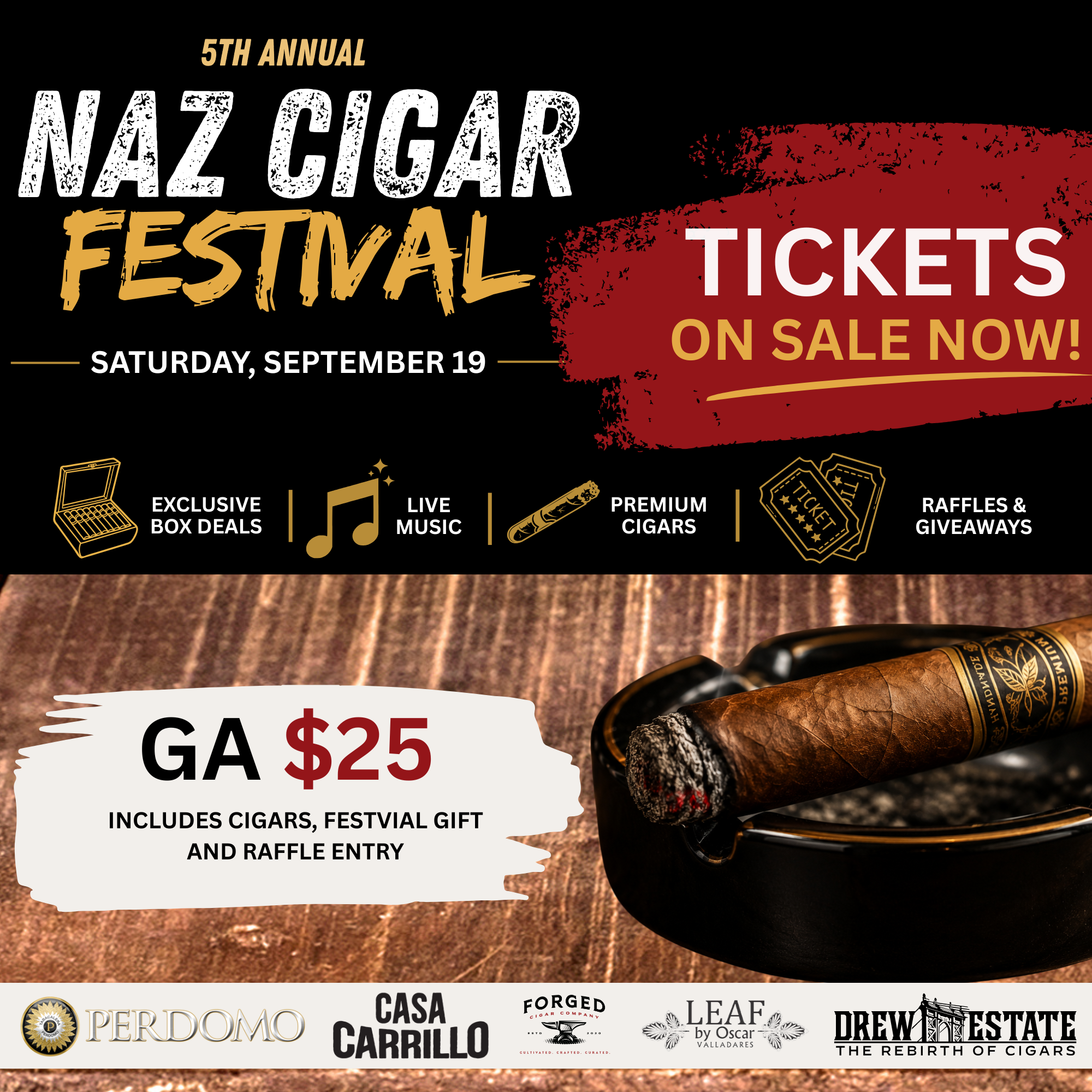 GA | The 5th Annual Northern Arizona Cigar Festival | 9/19