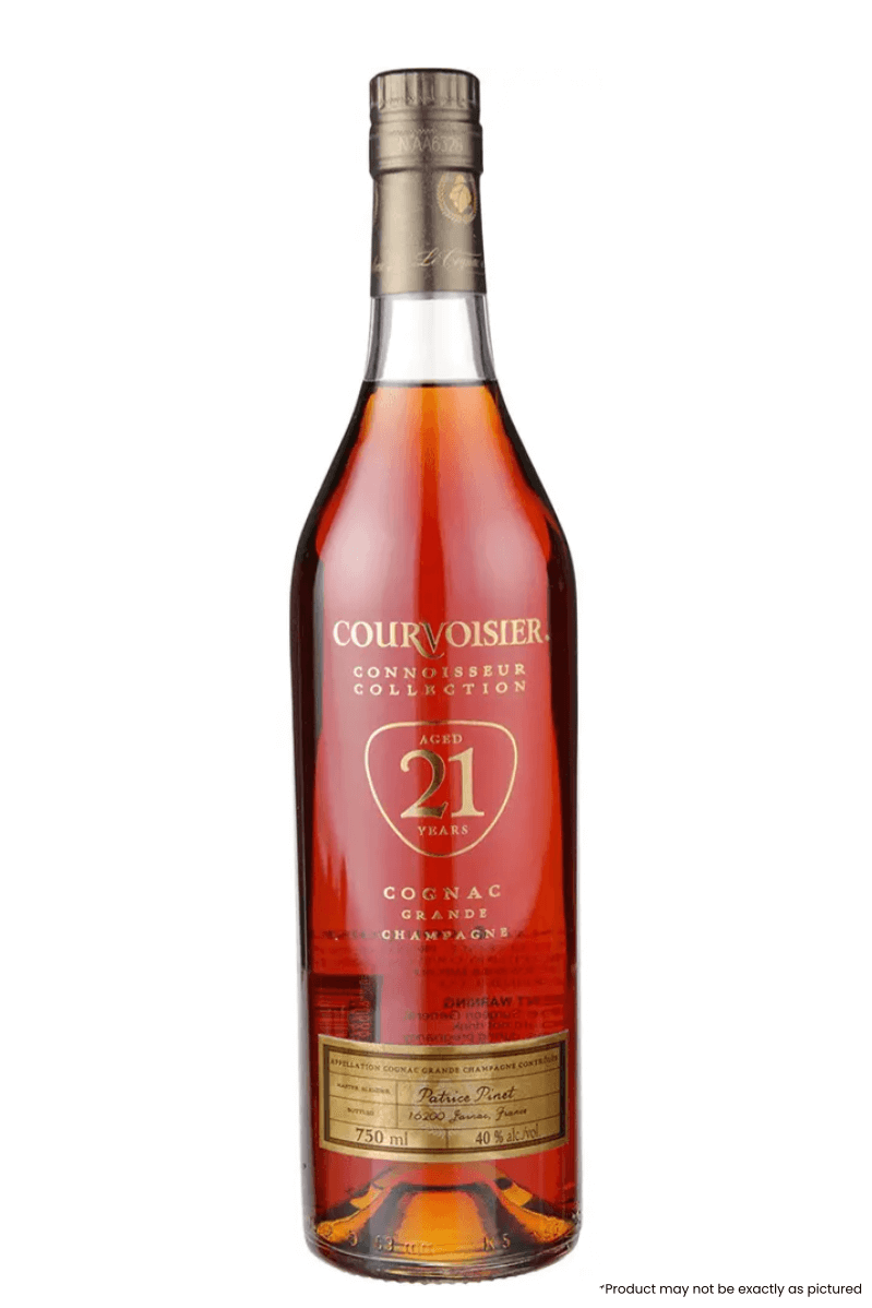 Type: Brandy
Region: Cognac Grande Champagne
Country: France
Size: 750ml
ABV: 40%
Notes: This cognac contains the finest eaux-de-vie from the Grande Champagne cru, the most exclusive in the Cognac region, that have been aged in our warehouses for over two decades in hand selected Tronçais oak barrels. 21 years is the perfect time for these specific eaux-de-vie to develop their full richness and heightened aromatic style. On the nose, the first notes are dried hazelnut, dried apricots and figs, followed slo