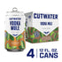 Cutwater Vodka Mule 4-pack of 12oz cans with ginger beer and lime flavor, 7% ABV, from San Diego, CA.
