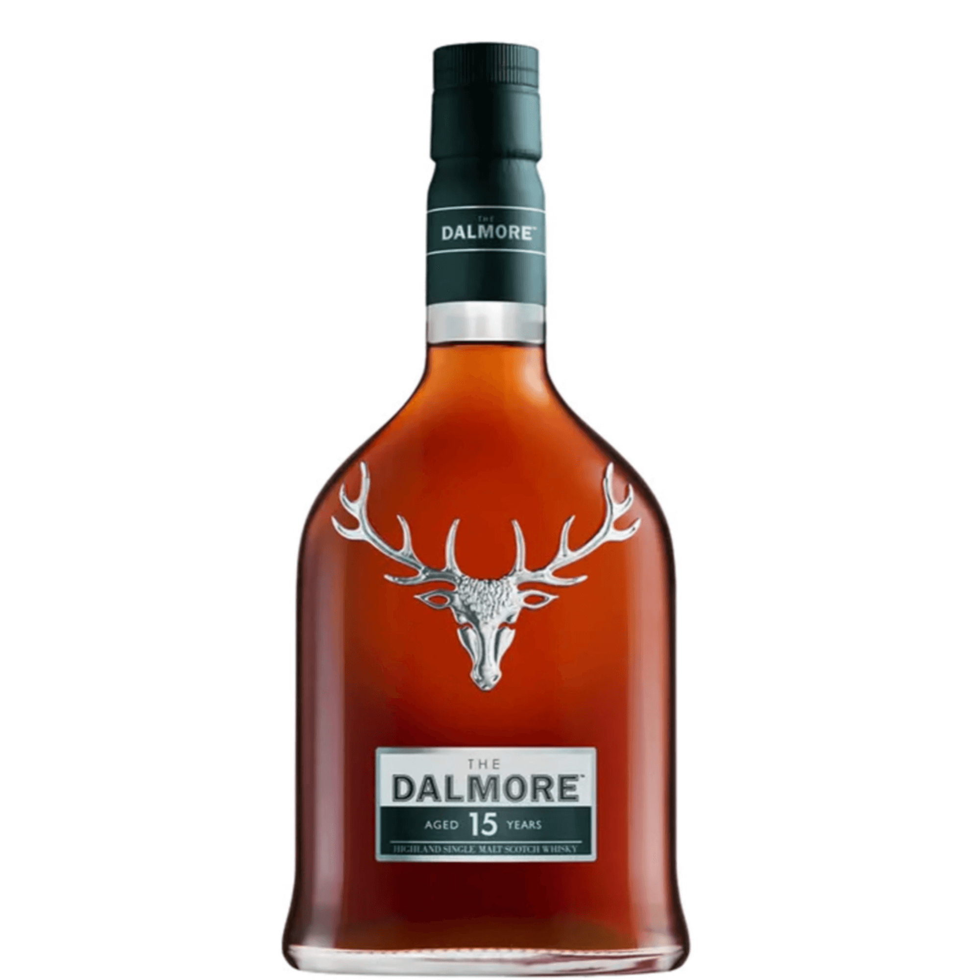Dalmore 15-Year-Old Single Malt Scotch Whisky bottle from Highland, Scotland, 750ml