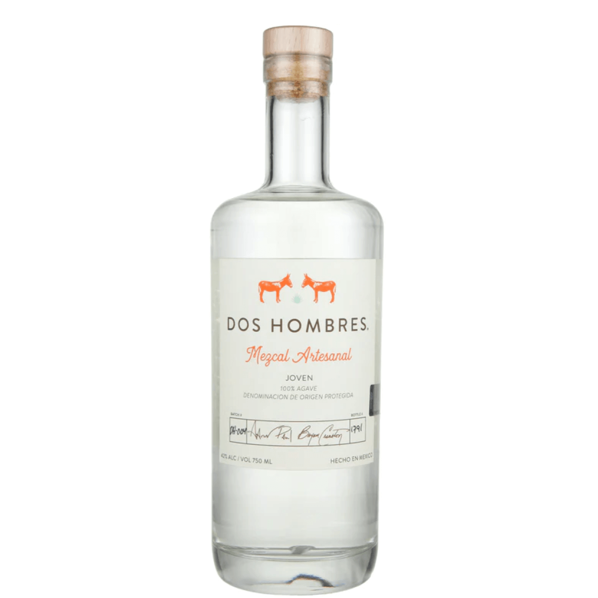 Dos Hombres Mezcal Joven 750ml