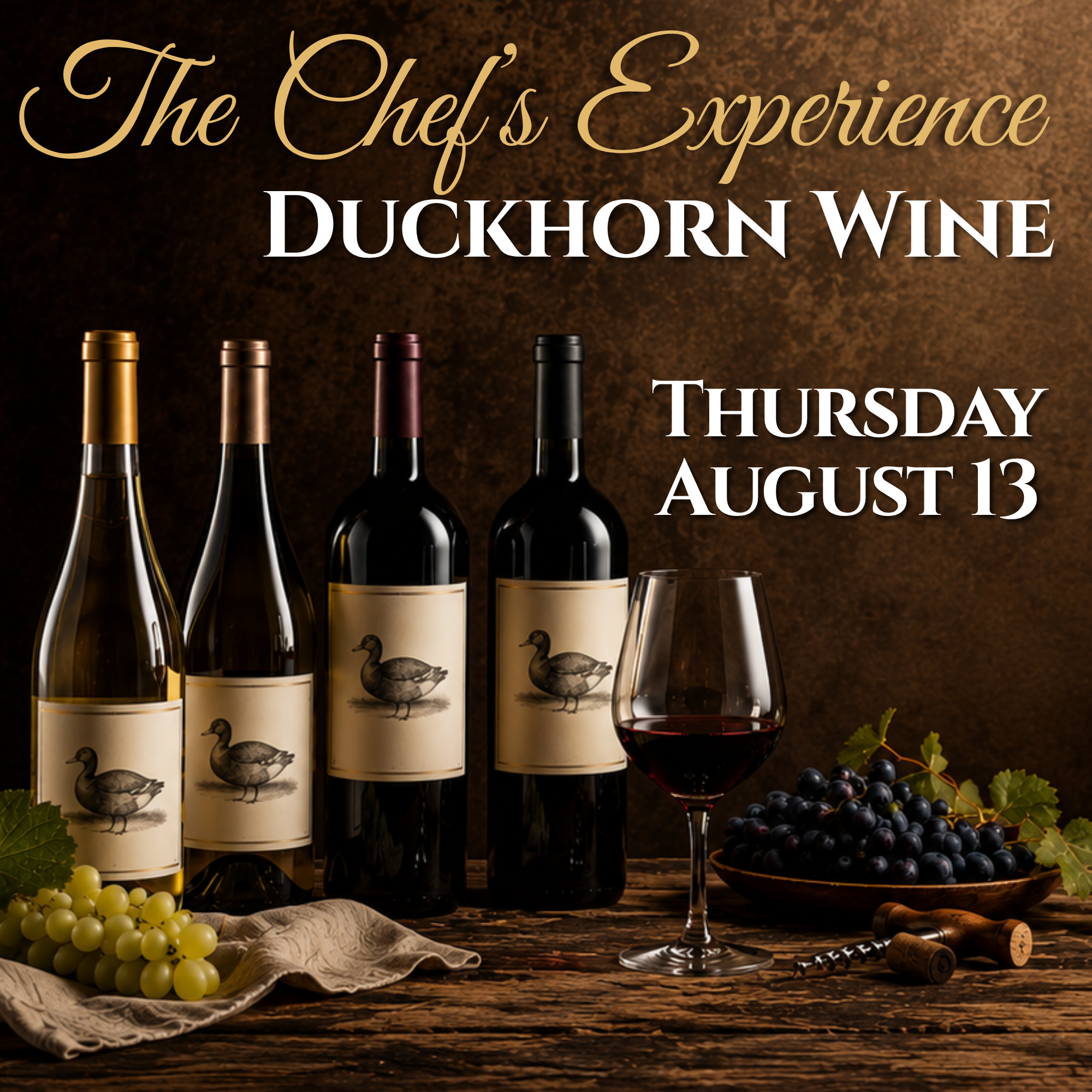The Chef’s Experience: Duckhorn Wine Pairing Dinner
