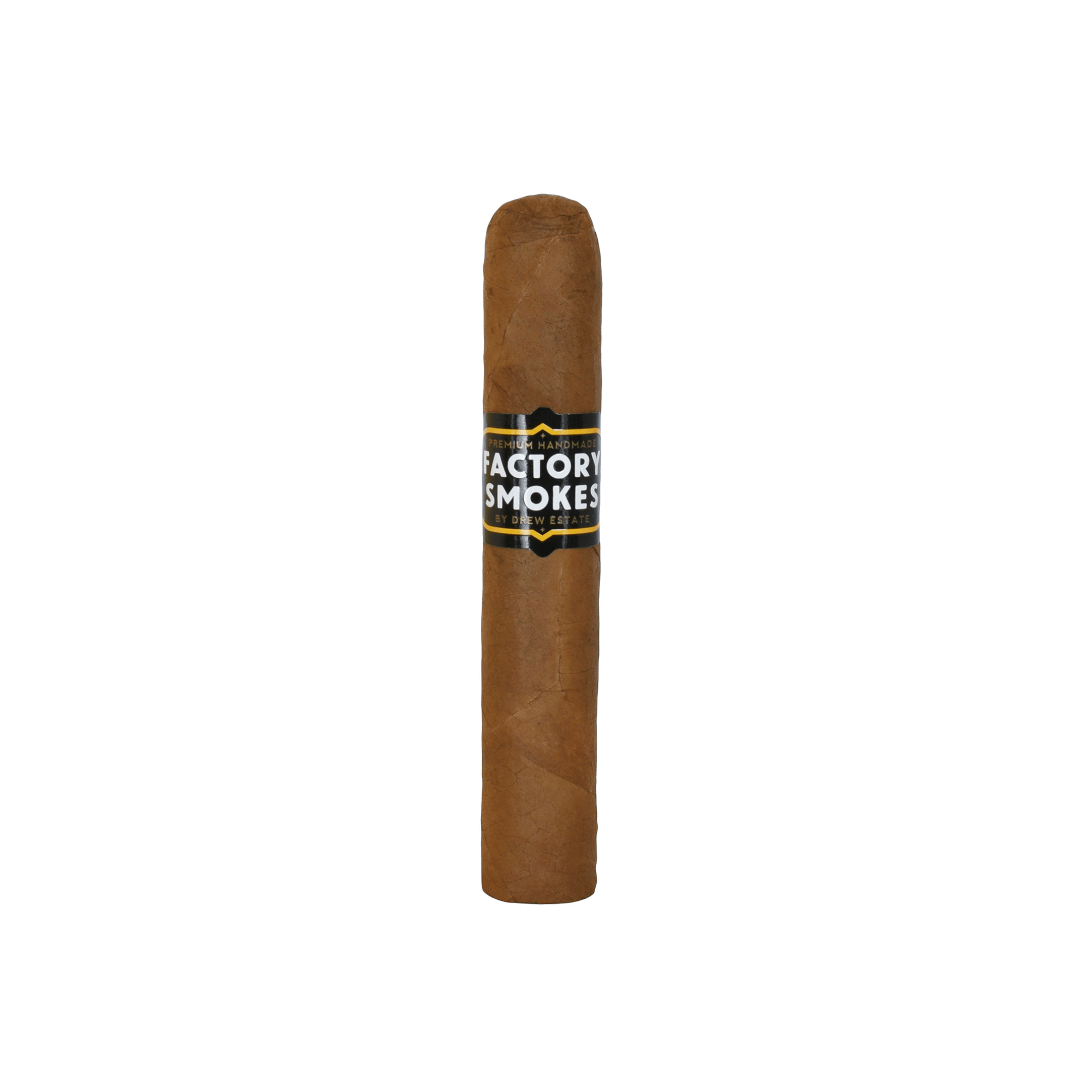 Factory Smokes Shade Robusto cigar, 5x54, Ecuadorian Connecticut wrapper, mild strength, offering creamy, smooth flavors.