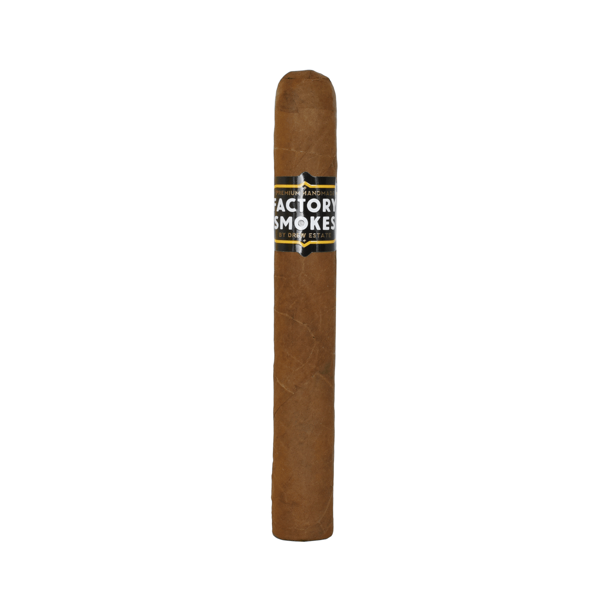 Factory Smokes Shade Toro cigar with Ecuadorian Connecticut Shade wrapper, offering creamy, smooth flavor with notes of nuts and vanilla.