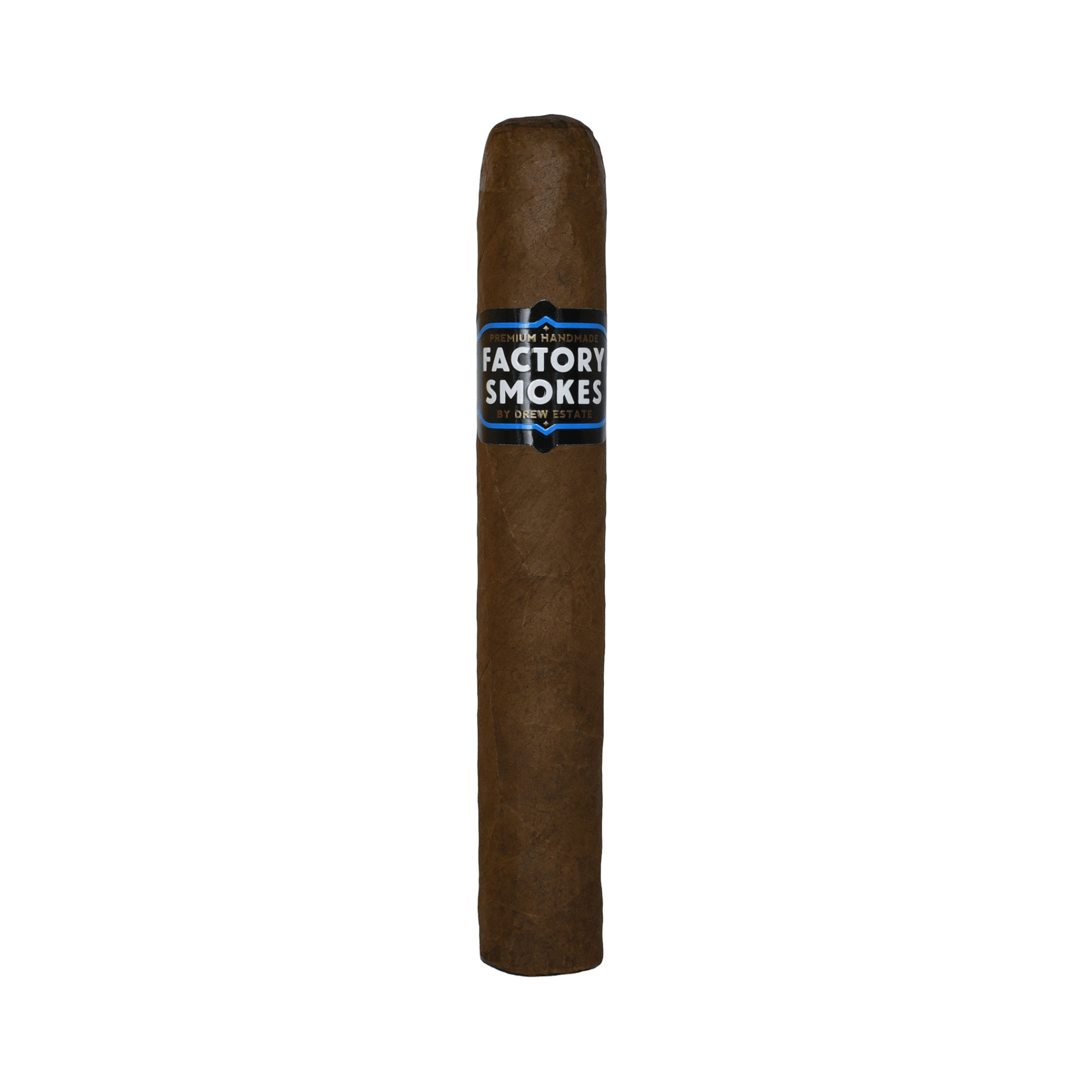 Factory Smokes Sun Grown Gordito cigar with band, bold Nicaraguan flavor, 6x60 size, medium strength, black pepper, cedar notes