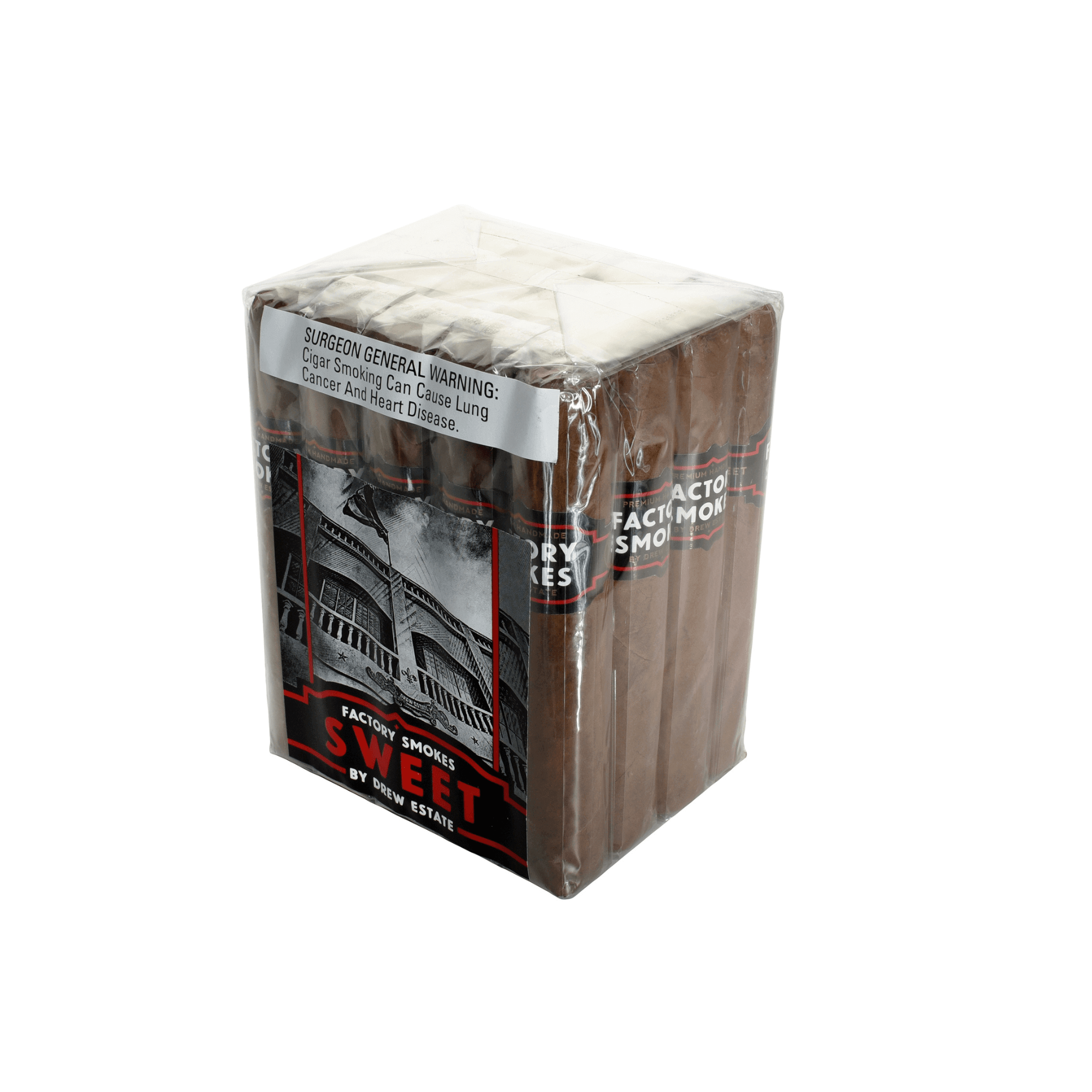 Factory Smokes Sweet Robusto Bundle 20CT cigars with Nicaraguan origin and Habano wrapper, mild to medium strength.