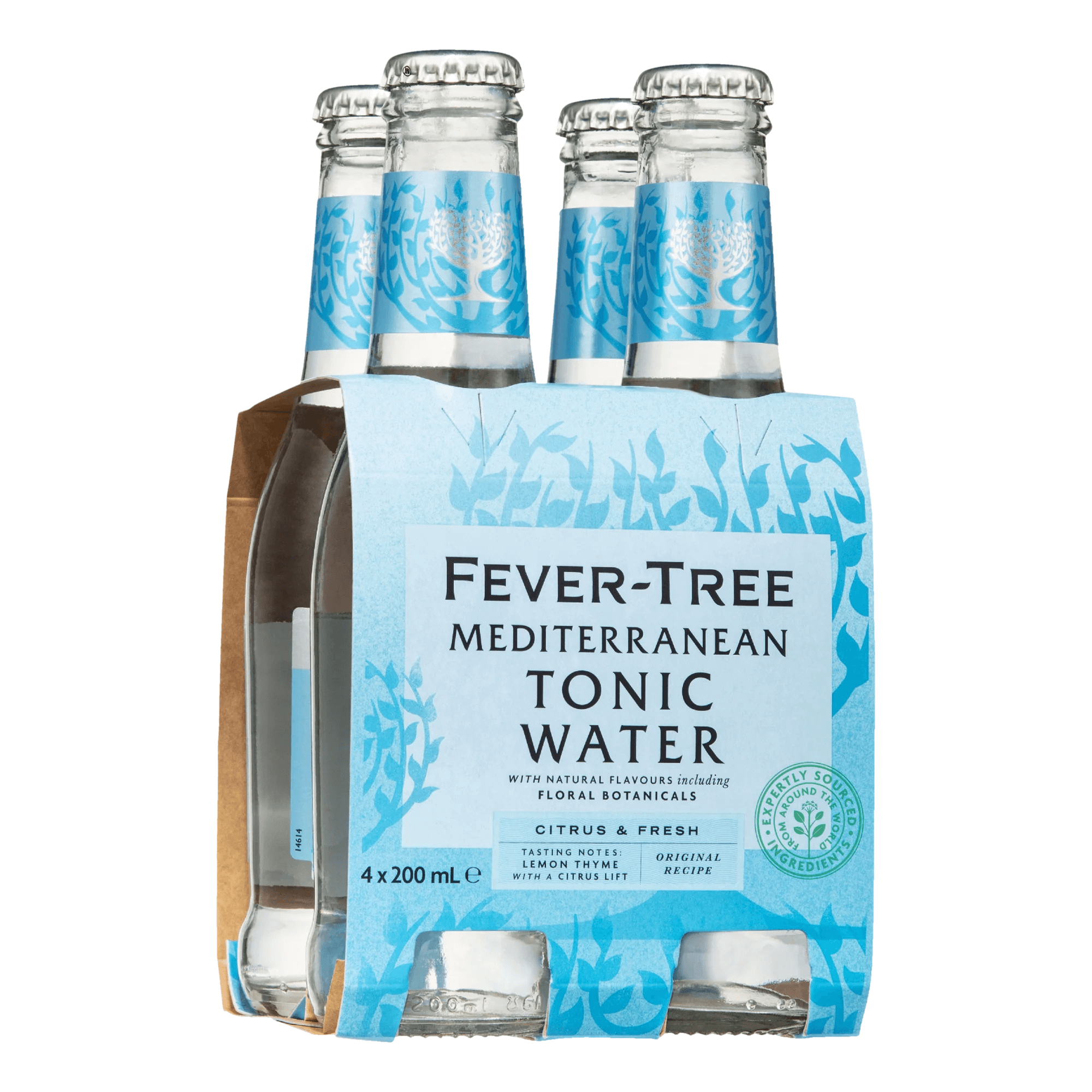 Fever Tree Mediterranean Tonic Water 4 Pack | 200ml