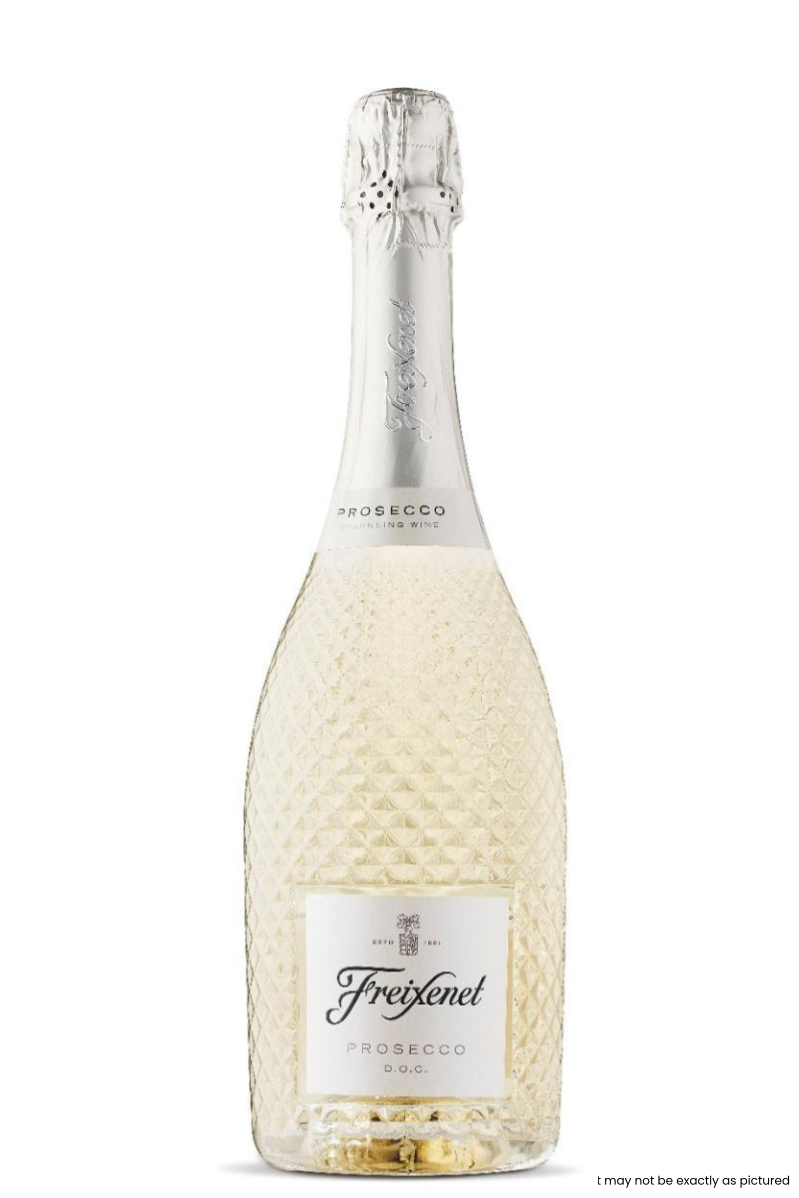 Type: Sparkling Wine
Region: Prosecco
Country: Italy
Size: 750ml
ABV: 11%
Notes: Made from the finest grapes of northern Italy, Freixenet Prosecco is a delicate delight for the palate. Fresh and fruity, with aromas of flowers, citrus and apple, this Prosecco is the perfect sparkling for celebrating big and small moments.