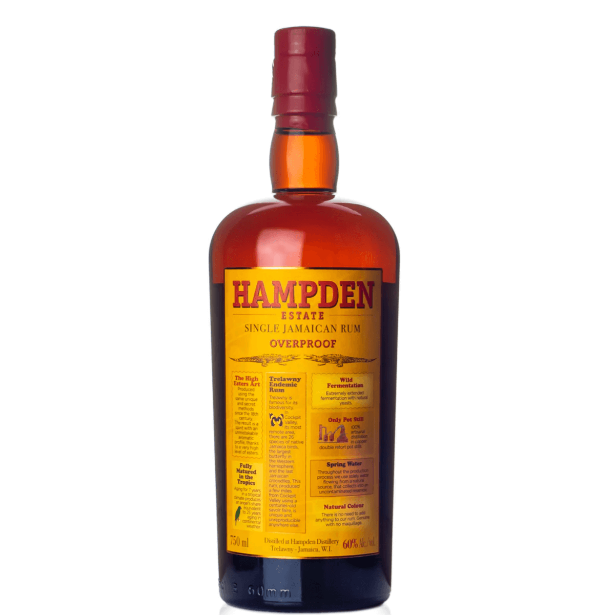 Hampden Estate Overproof Single Jamaican Rum 750ml