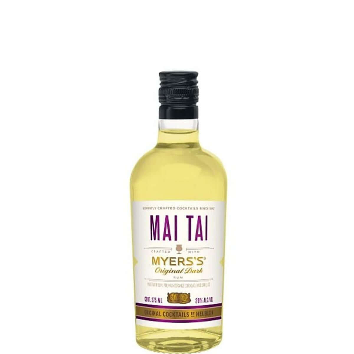 Heublein RTD Mai Tai 375ml bottle, ready-to-drink cocktail from the United States.