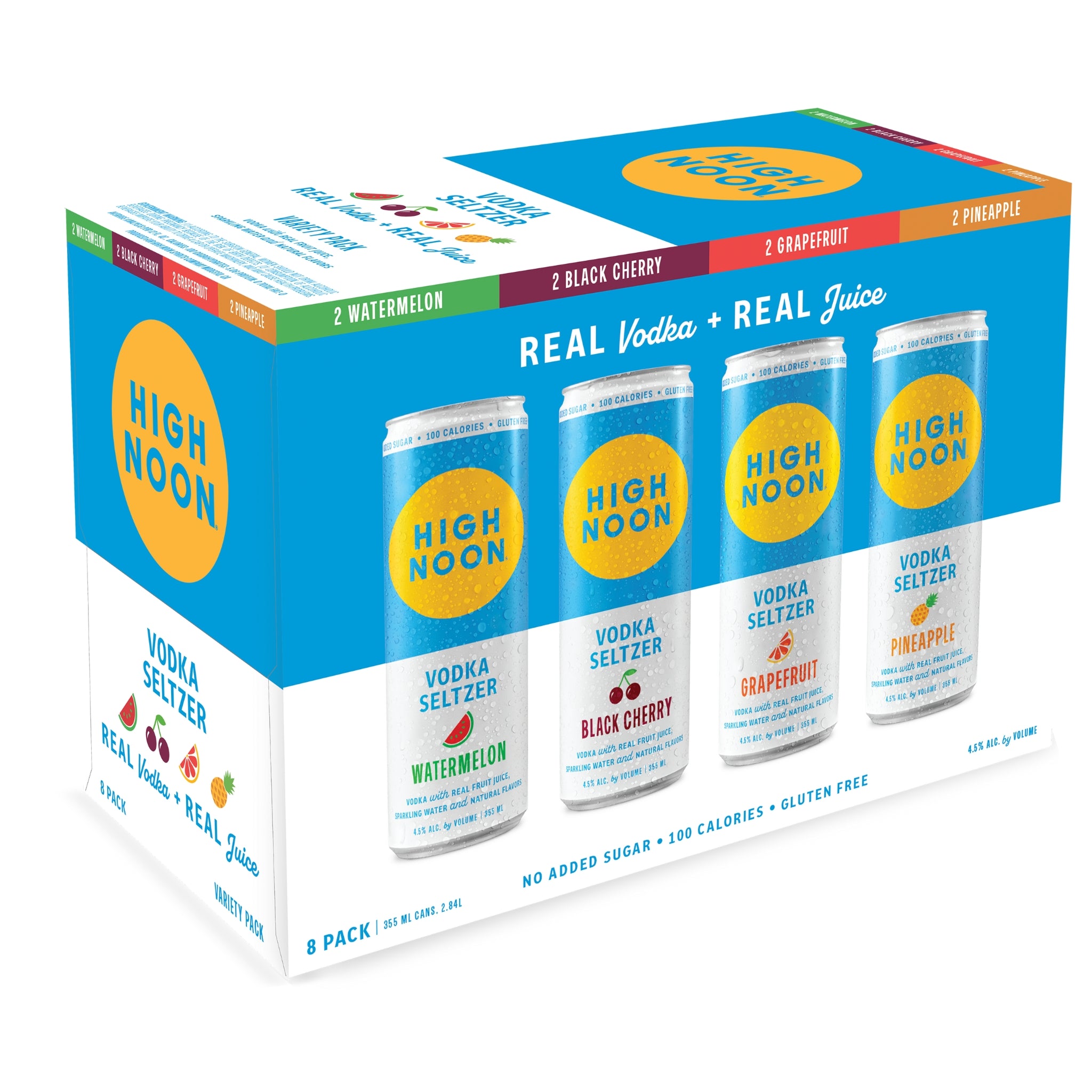 High Noon Sun Sips Variety 8 Pack | 12oz Can