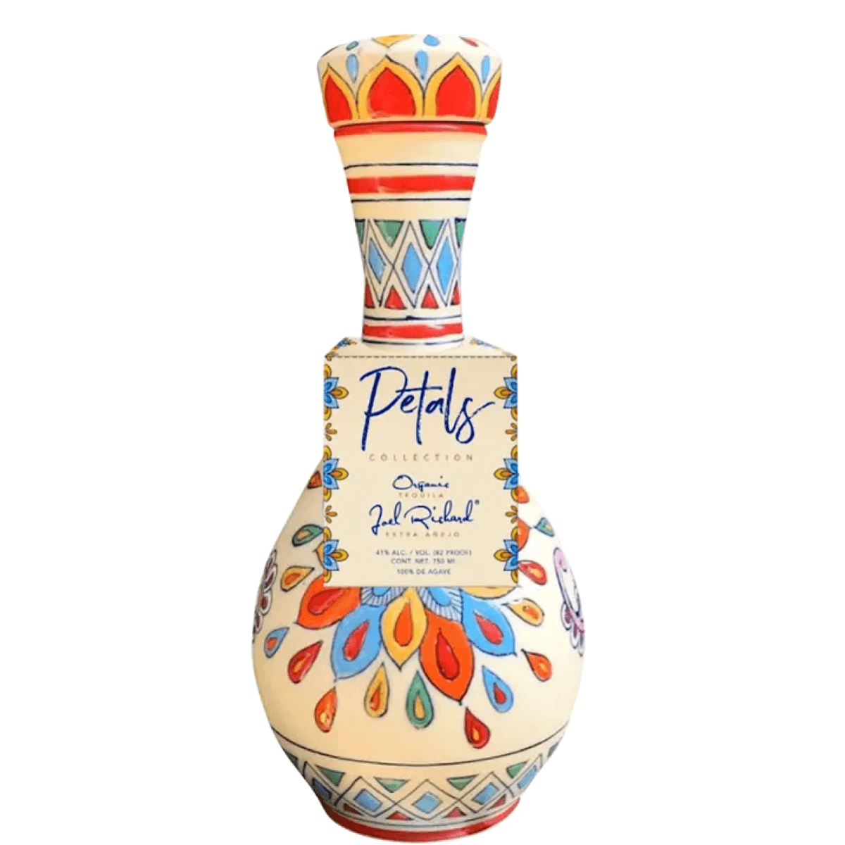 Joel Richard Petals Ceramic Organic Extra Anejo Tequila