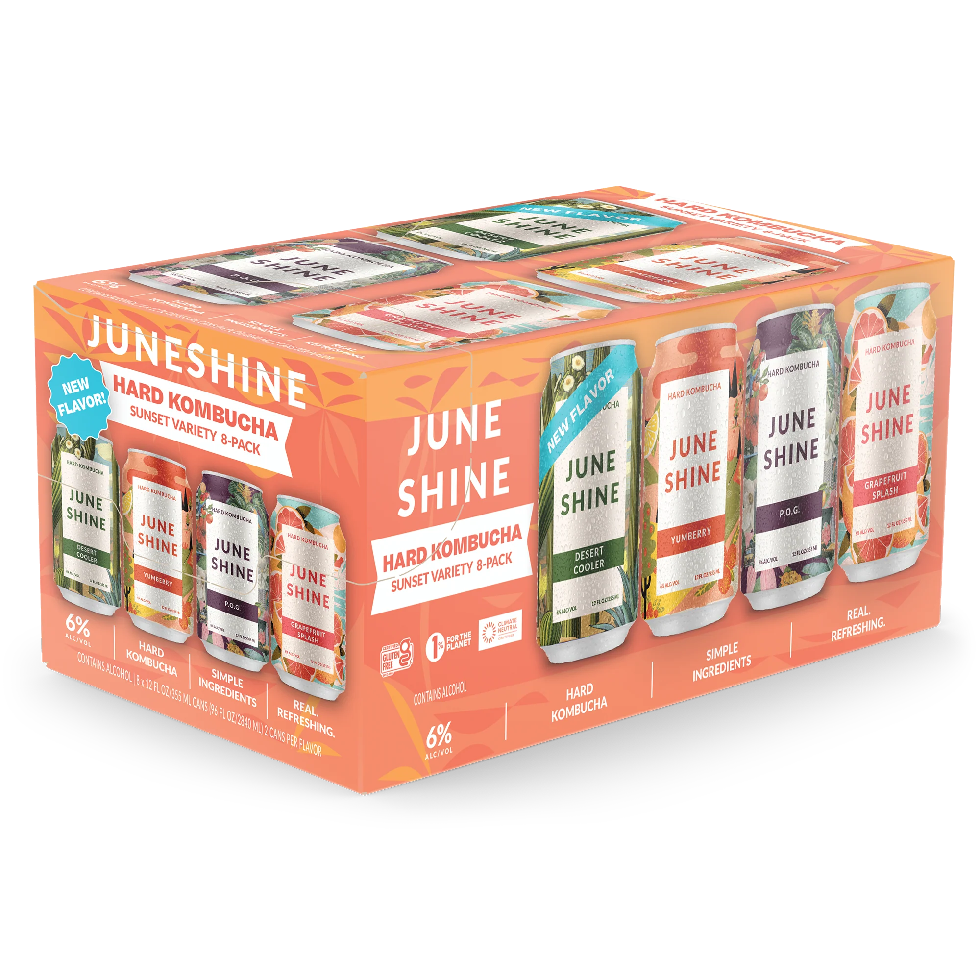 June Shine Sunset Variety 8 Pack | 12oz Cans