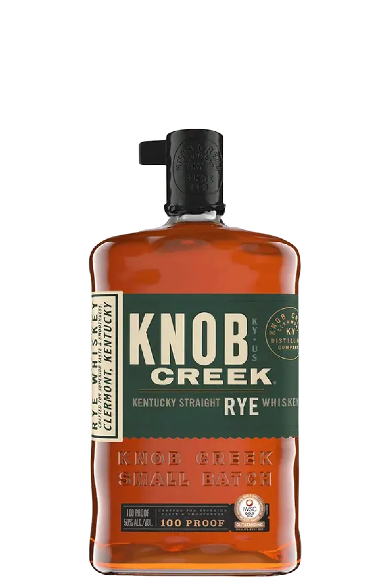 The highest-quality rye grains create the hardest-working rye whiskey. This 100 proof Knob Creek Rye pairs traditional rye spice with our signature Knob Creek sweetness. Its high corn mashbill makes it perfect for the bourbon drinker looking to add a rye to their liquor cabinet. Just ask the judges of the 2016 World Spirits Competition, who named Knob Creek Rye the World&
