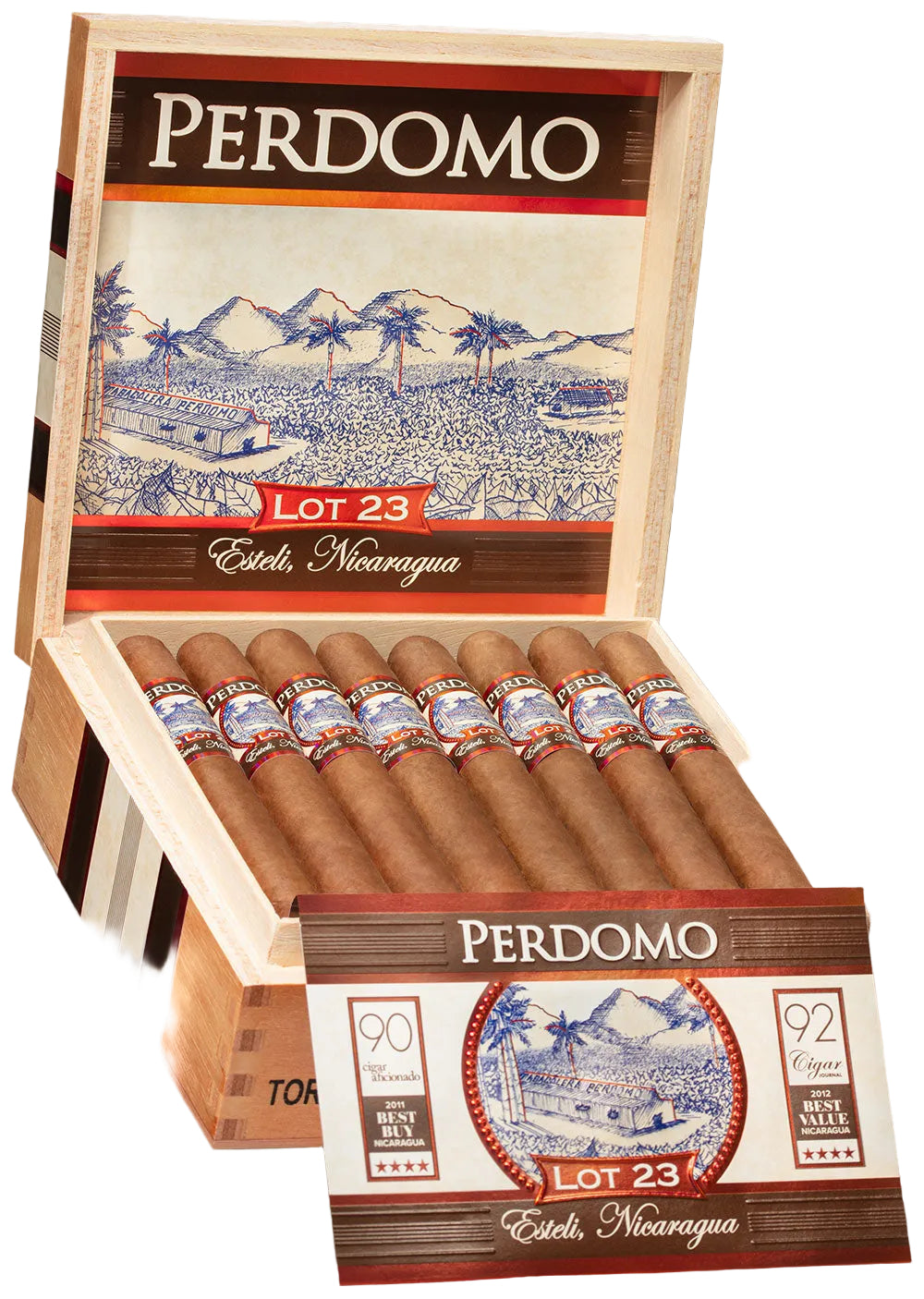 Perdomo Lot 23 Sun Grown Churchill Box 24ct - Perdomo cigar