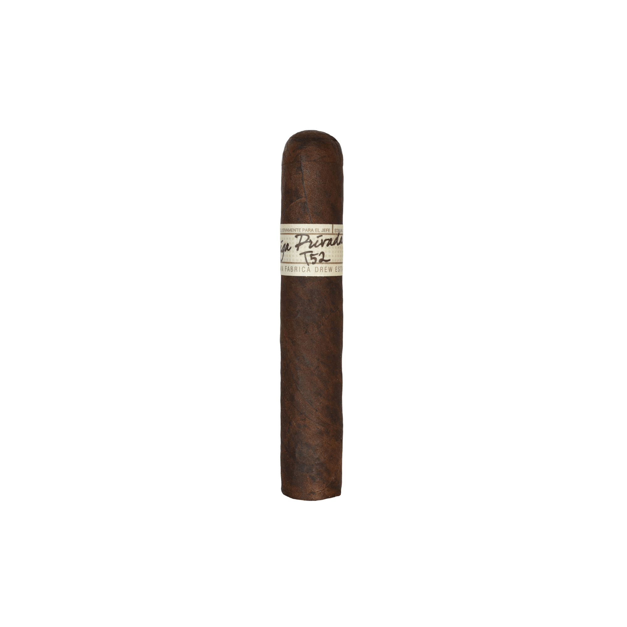 Liga Privada T52 Robusto cigar featuring Connecticut River Valley Habano wrapper, offering flavors of oak, black pepper, and espresso.