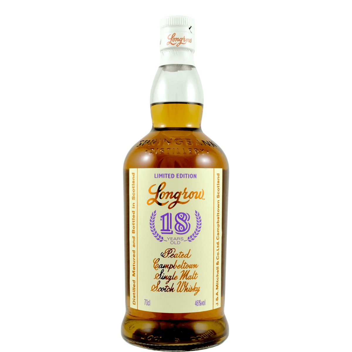 Longrow Peated 18 Year Single Malt Scotch 750ml