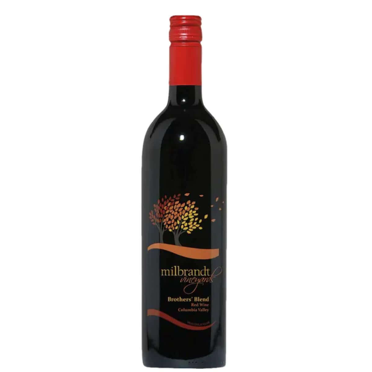 Milbrandt Brothers Blend Red Wine 2018 750ml bottle from Columbia Valley, Washington, featuring a blend of Merlot and Cabernet Sauvignon.