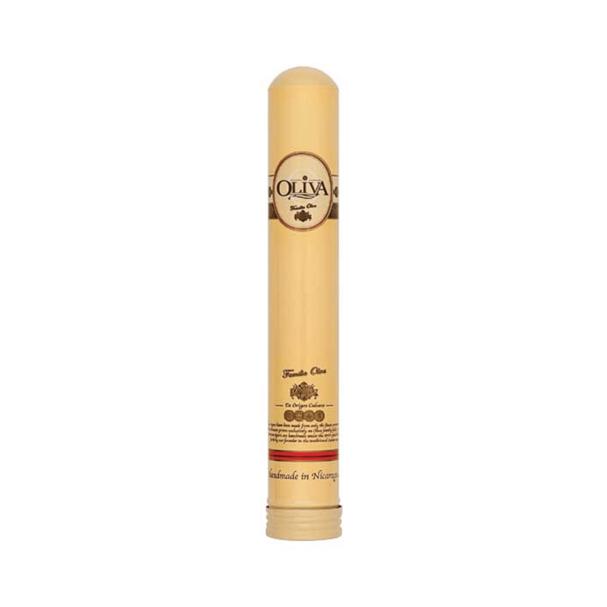 Oliva Serie O Toro Tubo featuring Nicaraguan Sun-Grown Habano Wrapper, 6x50 size, medium to full strength, earthy flavor profile.