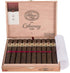 Open box of Padron 1964 Anniversary No. 4 Maduro cigars, 20 count, showcasing Nicaraguan origin and rich dark chocolate notes.