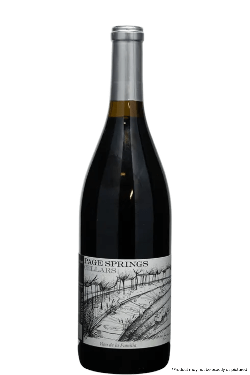 Type: Red Wine
Country: USA
Region: Arizona
Size: 750ml
Notes: “The Vino de la Familia has and always will be about fullness. When we first crafted this wine in 2003, the notion of a large family gathering kept entering my mind. I imagined a room filled with conversation, children darting back-and-forth between play and visits with the adults, a large table covered with savory foods and, of course, copious quantities of full-bodied, dark-wine that could stand up to the richness of the setting. Velvety,