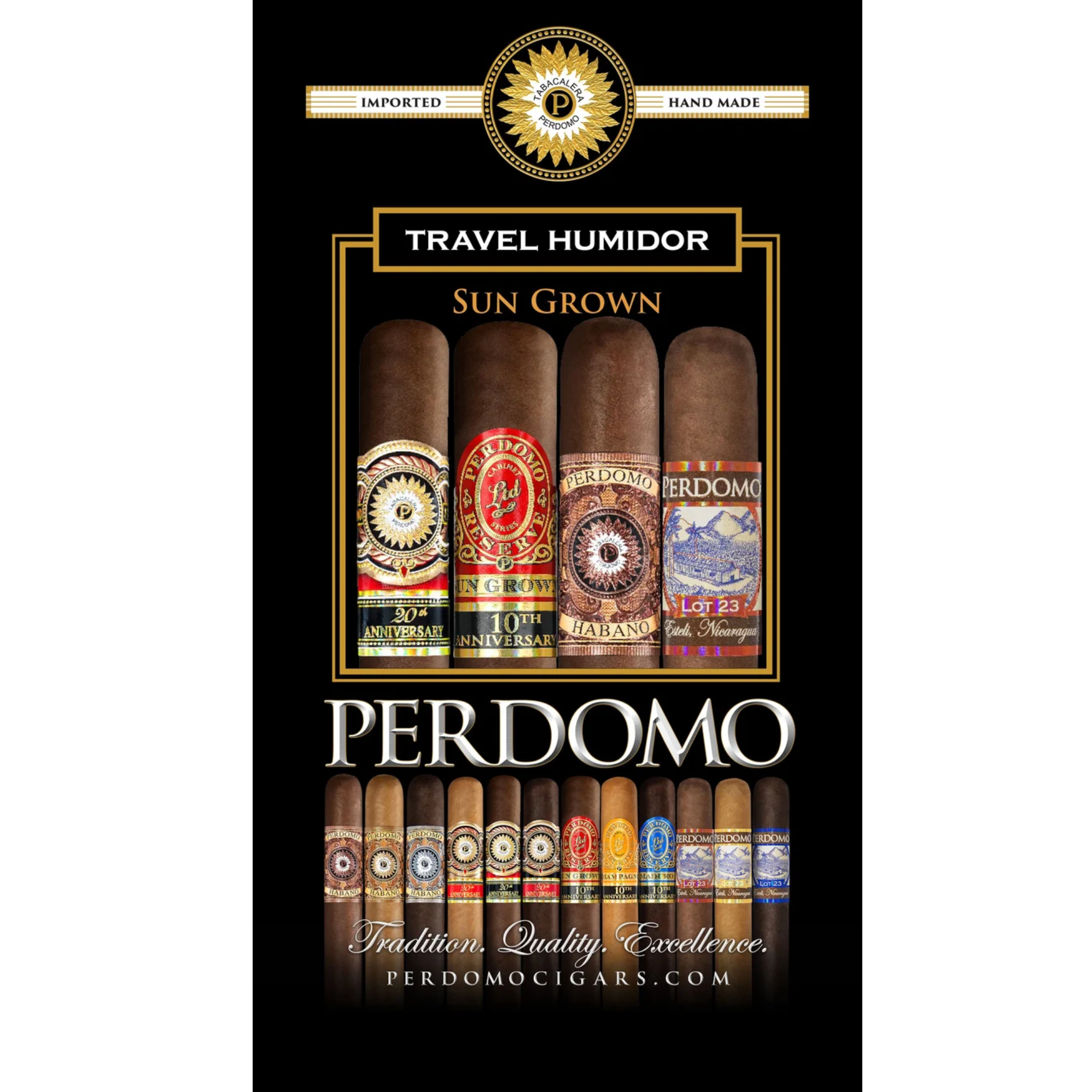 Perdomo Sungrown Toro 4 Pack Sampler