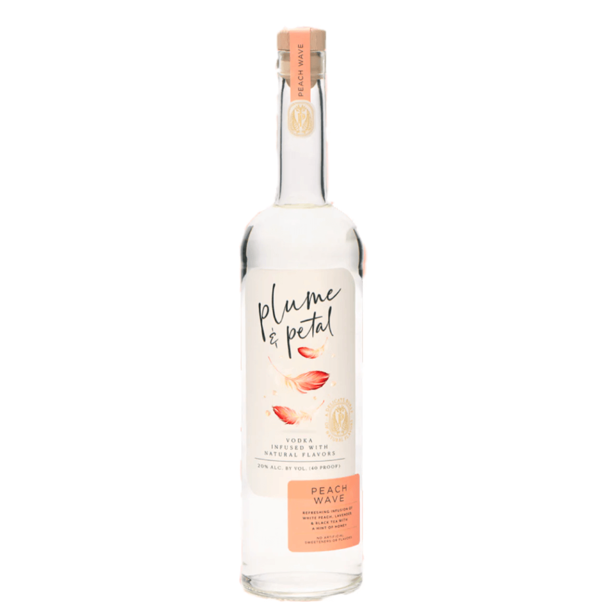 Plume & Petal Infused Vodka Peach Wave 750ml