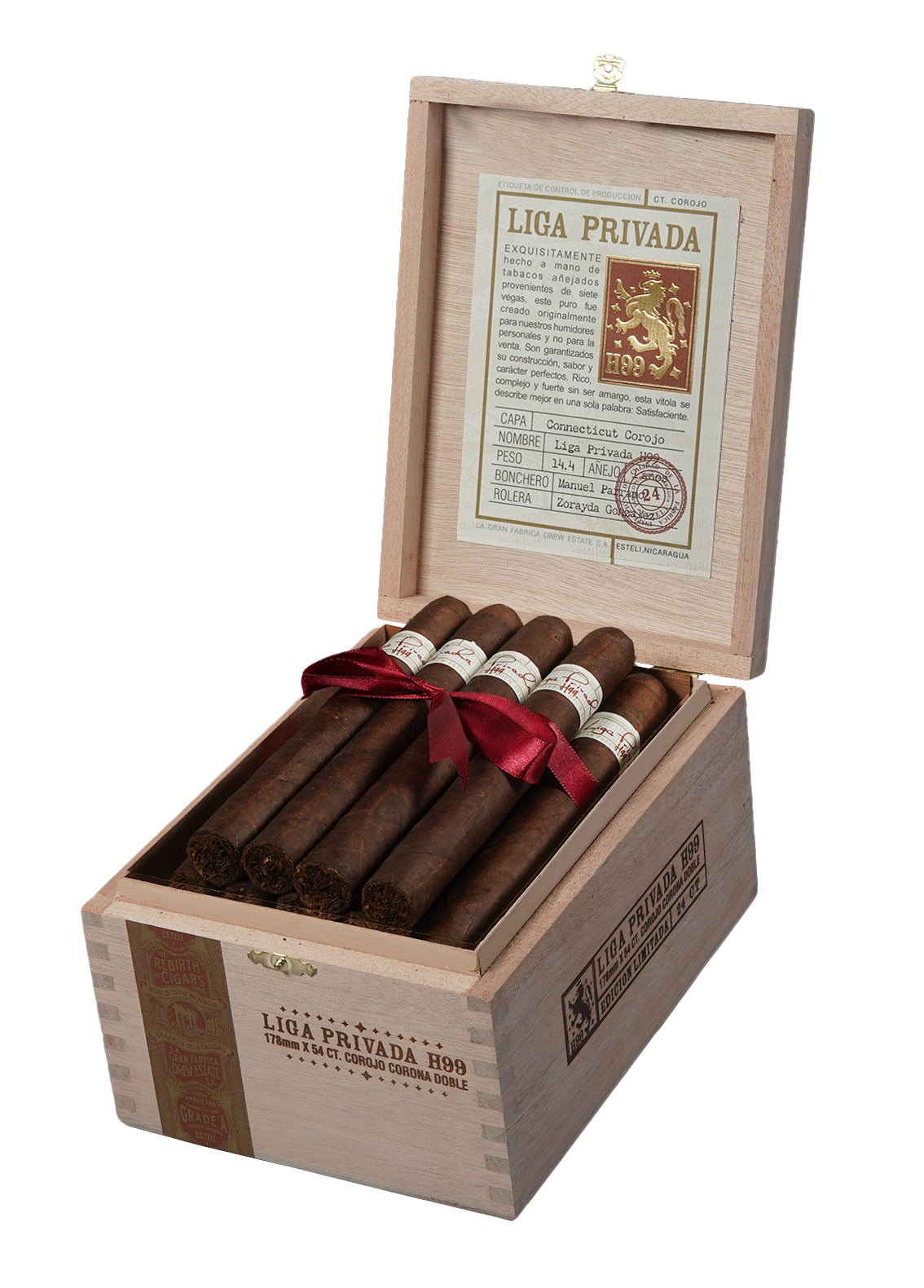 Liga Privada H99 Corona Doble Box 24ct