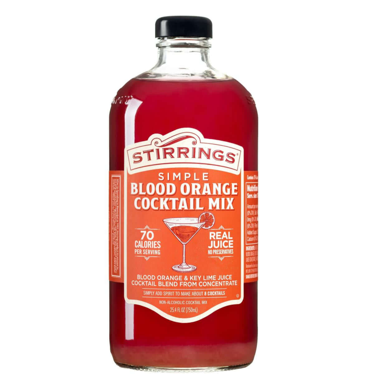 Stirrings Blood Orange Cocktail Mix 750ml