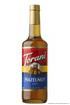 Torani Hazelnut Syrup 750ml bottle for coffee, latte, and baking, adds rich nutty flavor, made in California, USA.