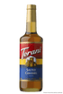 Torani Salted Caramel Syrup 750ml bottle, perfect for adding sweet and salty flavor to coffee, lattes, or desserts from California, USA.
