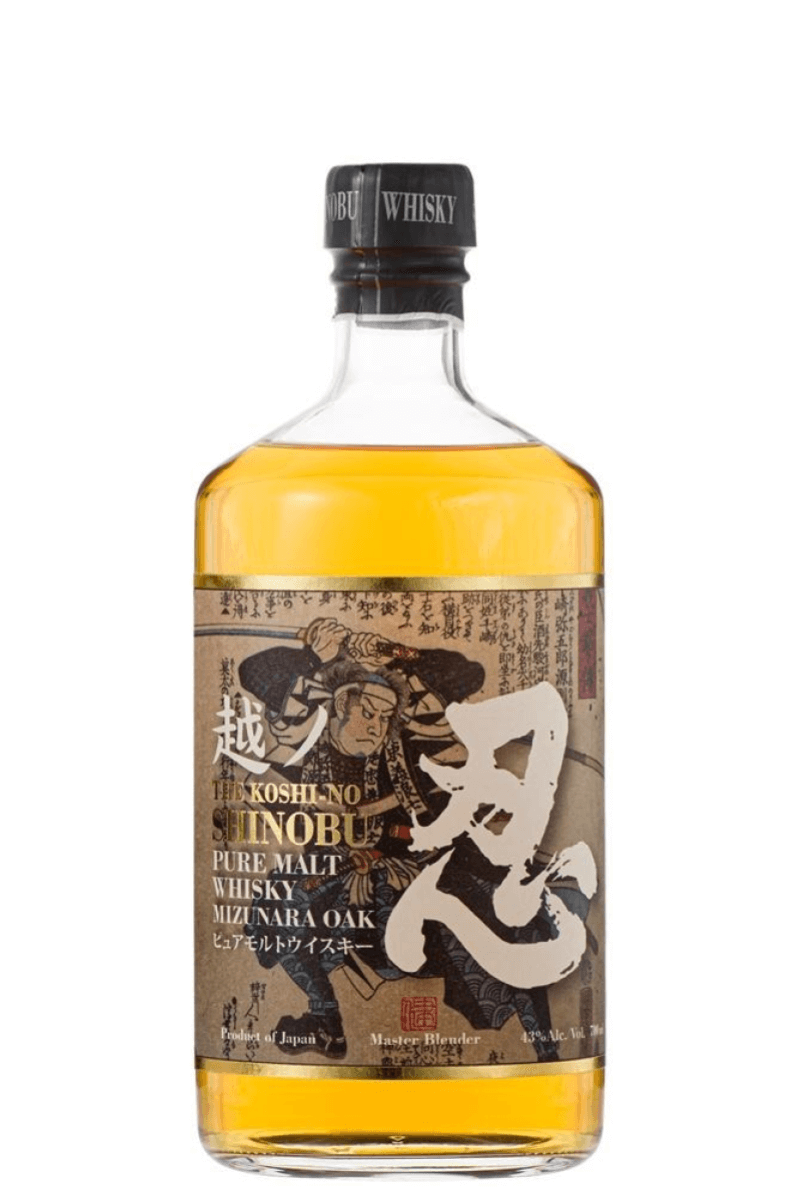 Type: Asian Whisky
Country: Japan
Size: 750ml
ABV: 43%
Notes: Telltale aromas of candied orange peel, toffee, sweet smoke, and toasted hazelnuts are augmented by distinctive herbal tea and spice notes. The palate is surprisingly mellow, with more fruit-forward characteristics bolstered by pepper and spice on the finish.