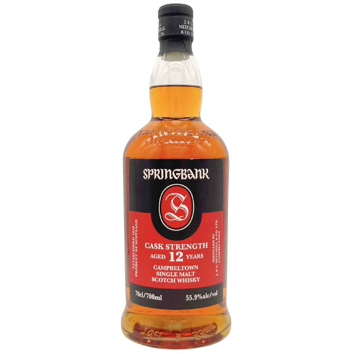 Springbank 12YR Cask Strength Single Malt Scotch 700mL