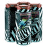 The Shop Church Music 4 Pack of Hazy IPA 16oz cans with abstract black and white design and lightning bolt graphic, by The Shop Beer Co.