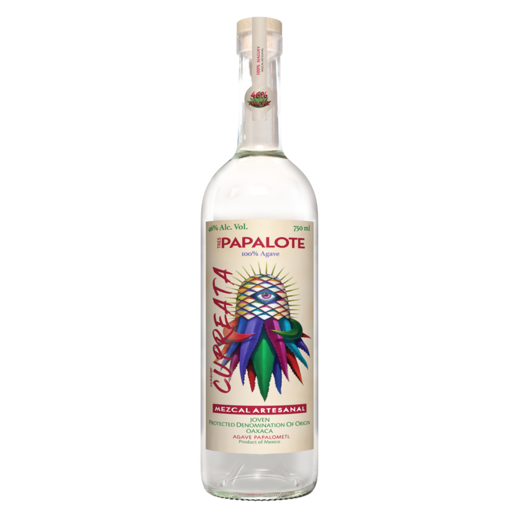 Tres Papalote Wild Cupreata Agave Joven 750ml