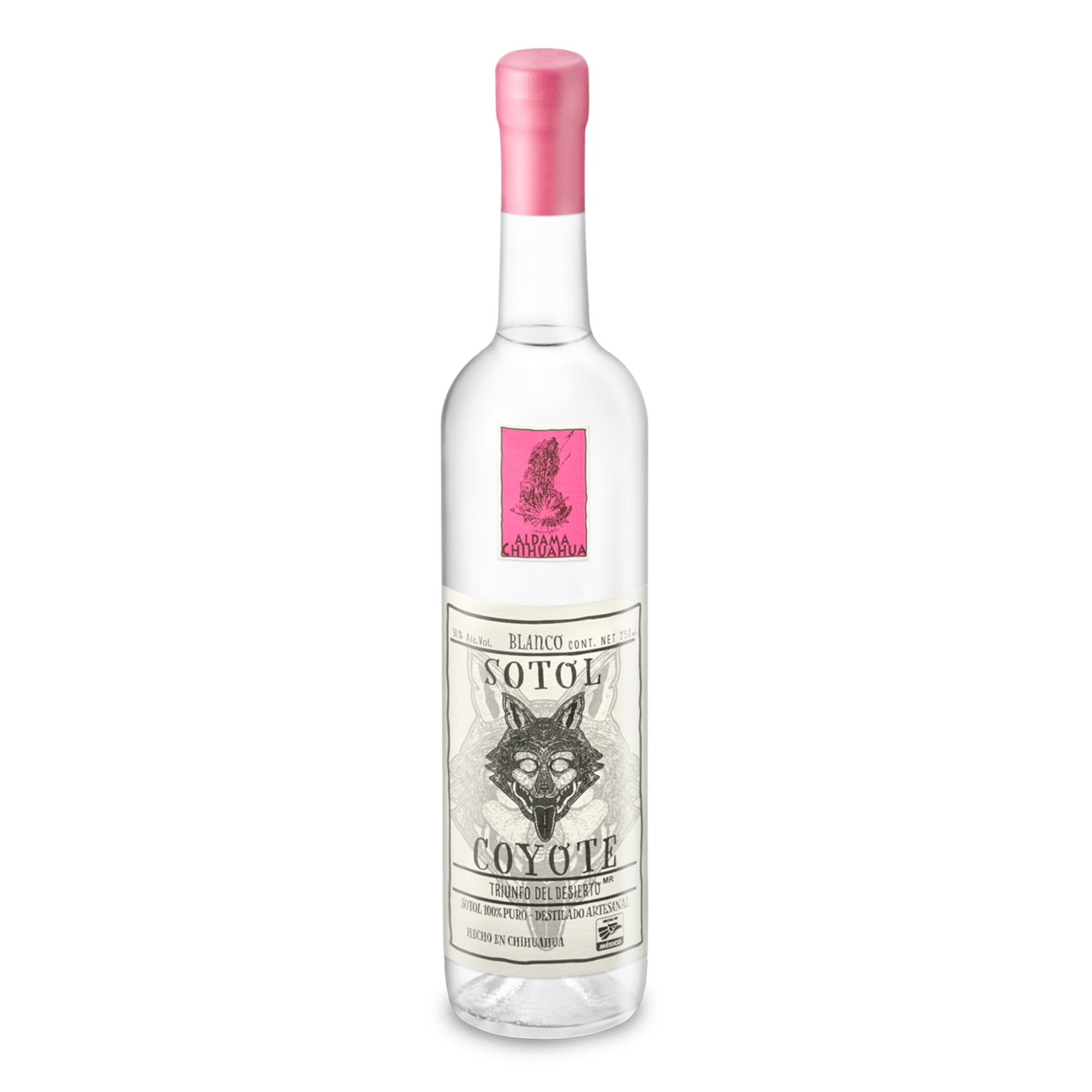 Sotol Coyote Chihuahua Pink Label 750mL