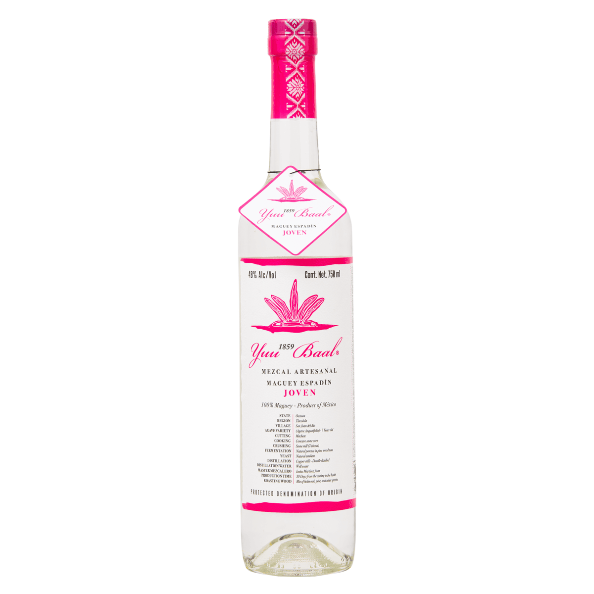 Yuu Baal Joven Espadin Mezcal 750ml
