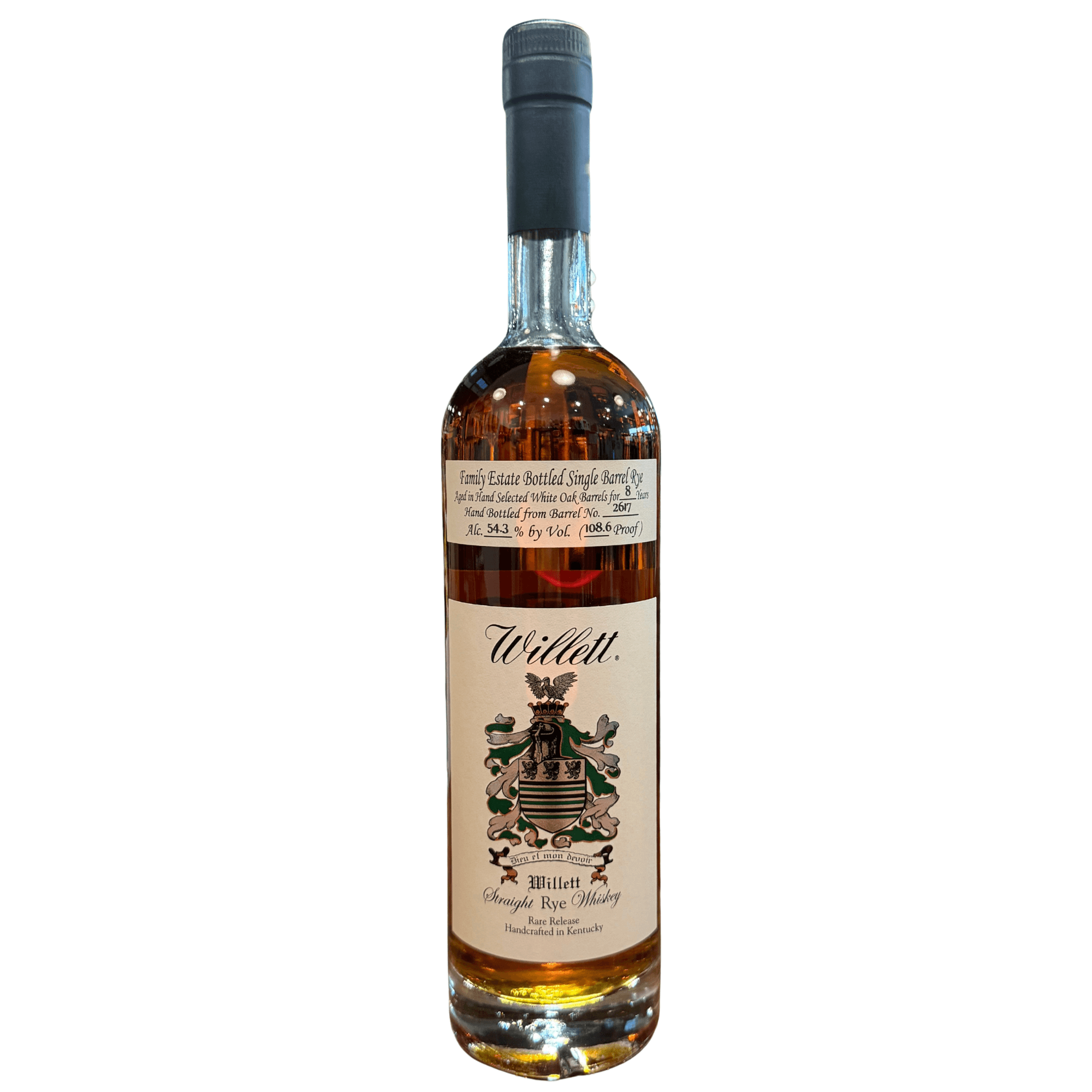 Willett Family Estate 8yr Rye All The Rye&